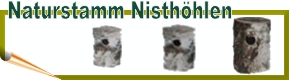 Naturstamm Nisthöhlen